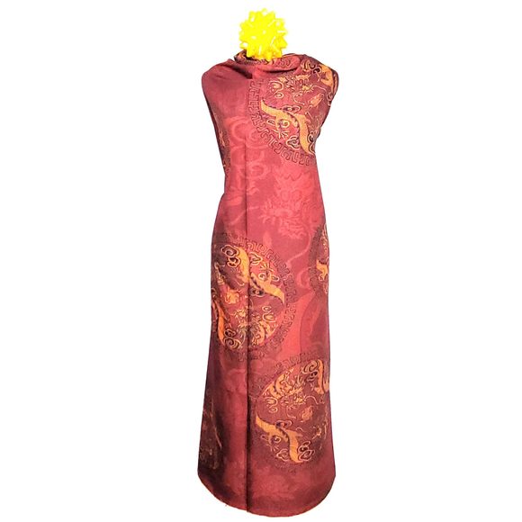 NWT Double Sided Silk Scarf 53"x53" Large Square Shawl Wrap SJJL 3242 - Picture 4 of 9